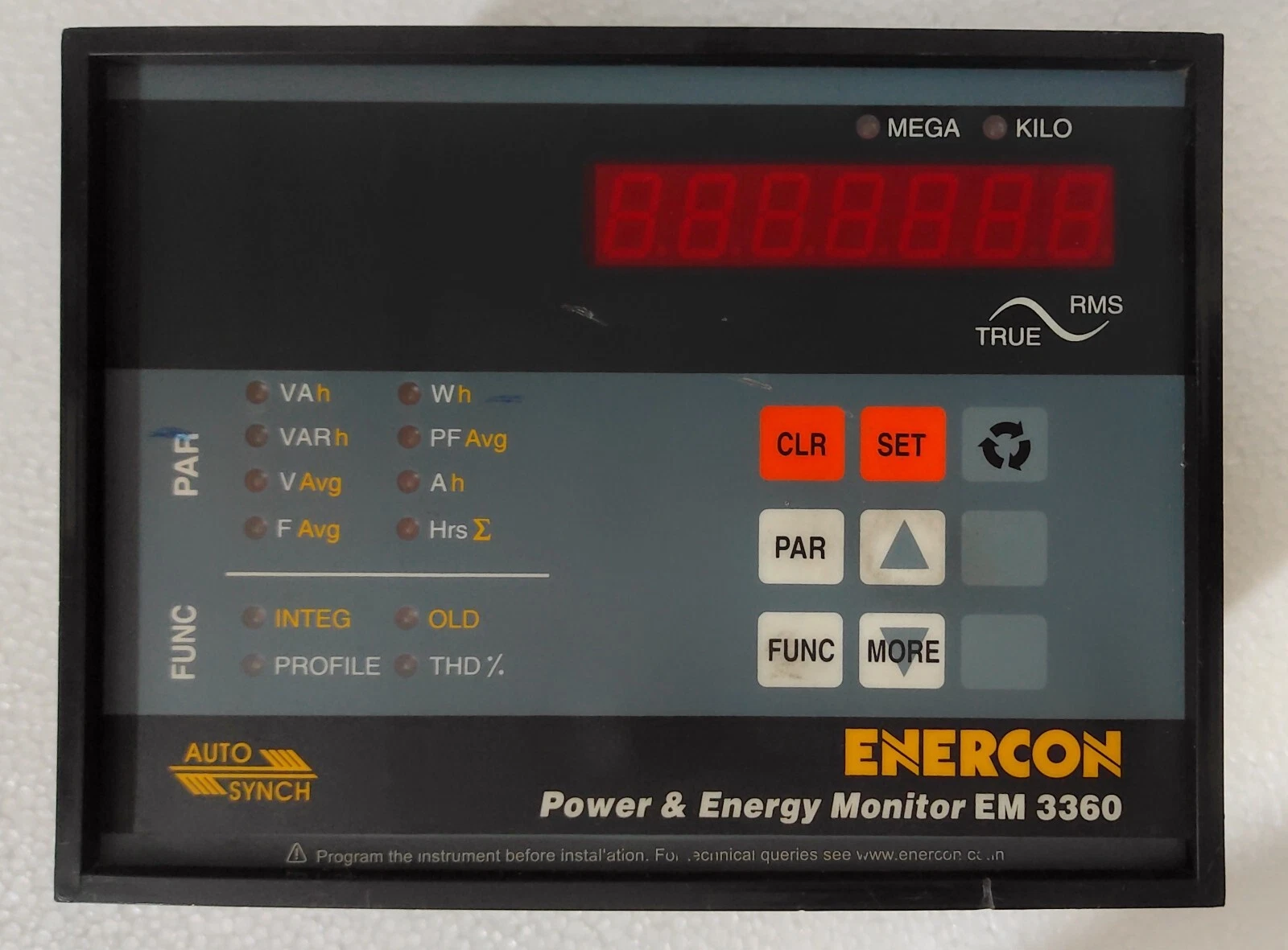 Conzerv / Enercon EM3360 Power & Energy Monitor
